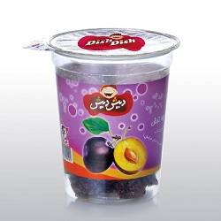 دیش دیش آلوچه لیوانی 90گرم